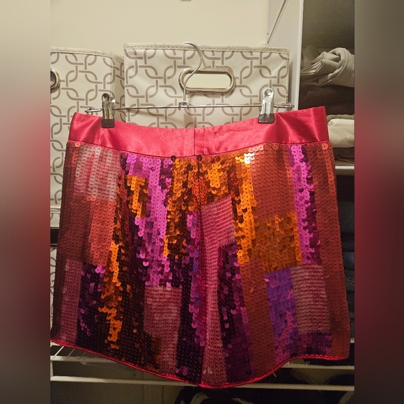 Express sequined mini skirt - Picture 4 of 6